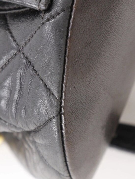CHANEL Matelasse Backpack Daypack vintage black lambskin Women main image 8